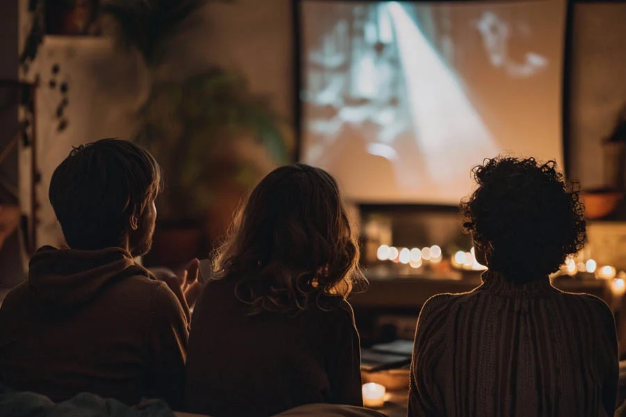 living room tv projector